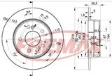 FREMAX Тормозной диск BD-0412