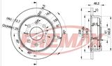 FREMAX Тормозной диск BD-0817