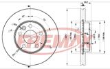 FREMAX Тормозной диск BD-1093
