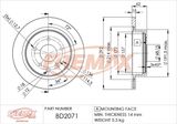 FREMAX Тормозной диск BD-2071