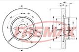 FREMAX Тормозной диск BD-2550