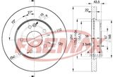 FREMAX Тормозной диск BD-3182
