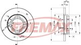 FREMAX Тормозной диск BD-3252