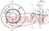 FREMAX Тормозной диск BD-3300