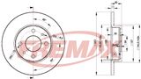 FREMAX Тормозной диск BD-3465