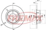 FREMAX Тормозной диск BD-4062