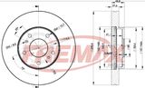 FREMAX Тормозной диск BD-4103