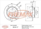 FREMAX Bromsskiva BD-4117