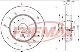FREMAX Тормозной диск BD-4341