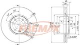 FREMAX stabdžių diskas BD-4755