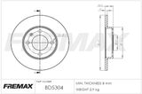 FREMAX Тормозной диск BD-5304