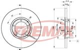 FREMAX Bromsskiva BD-6055