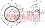 FREMAX Тормозной диск BD-6470