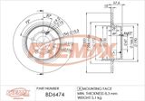 FREMAX Тормозной диск BD-6474