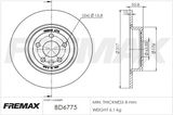 FREMAX Bromsskiva BD-6775