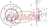 FREMAX Тормозной диск BD-7199