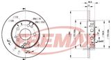 FREMAX Тормозной диск BD-7210