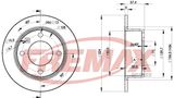 FREMAX Тормозной диск BD-7811