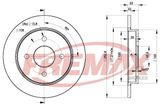 FREMAX Тормозной диск BD-7969