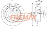 FREMAX Jarrulevy BD-8571