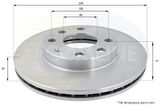 COMLINE Тормозной диск ADC1008V