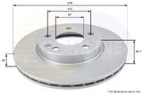 COMLINE Тормозной диск ADC1642V