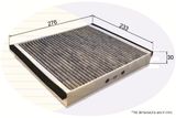 COMLINE Filter,salongiõhk EKF123A