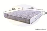 COMLINE Filter,salongiõhk EKF328A