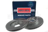 BORG & BECK Тормозной диск BBD4025