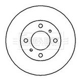 BORG & BECK Тормозной диск BBD4155