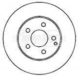 BORG & BECK Тормозной диск BBD4355