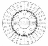 BORG & BECK Тормозной диск BBD4510