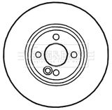BORG & BECK Тормозной диск BBD4617
