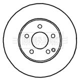 BORG & BECK Тормозной диск BBD4629