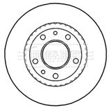 BORG & BECK Тормозной диск BBD4652