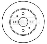 BORG & BECK Тормозной диск BBD4698