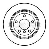 BORG & BECK Тормозной диск BBD5144