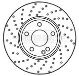 BORG & BECK Тормозной диск BBD5322