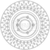 BORG & BECK Тормозной диск BBD5558