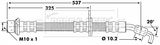 BORG & BECK Bromsslang BBH6853