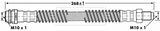 BORG & BECK Bromsslang BBH7093
