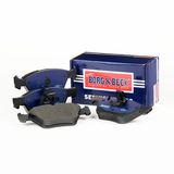 BORG & BECK Комплект тормозных колодок, дисковый тормоз BBP1393