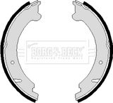 BORG & BECK Bromsbackar, sats BBS6217