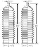 BORG & BECK Bälgsats, styrsystem BSG3197