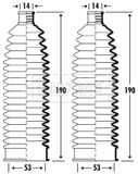 BORG & BECK Bälgsats, styrsystem BSG3362