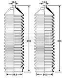 BORG & BECK Putekļusargu komplekts, Stūres iekārta BSG3429