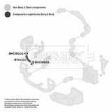 BORG & BECK Трубка нагнетаемого воздуха BTH1120