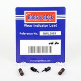 BORG & BECK Hoiatuskontakt, piduriklotsi kulumine BWL3068