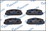 MANDO Комплект тормозных колодок, дисковый тормоз MPA15