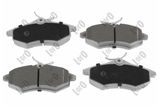 ABAKUS Комплект тормозных колодок, дисковый тормоз 231-01-035